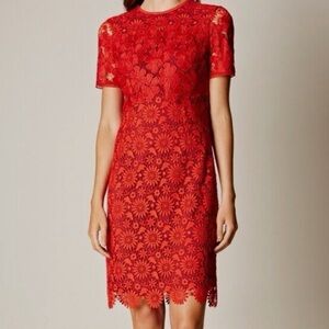 Karen Millen Floral Embroidered Lace Dress
